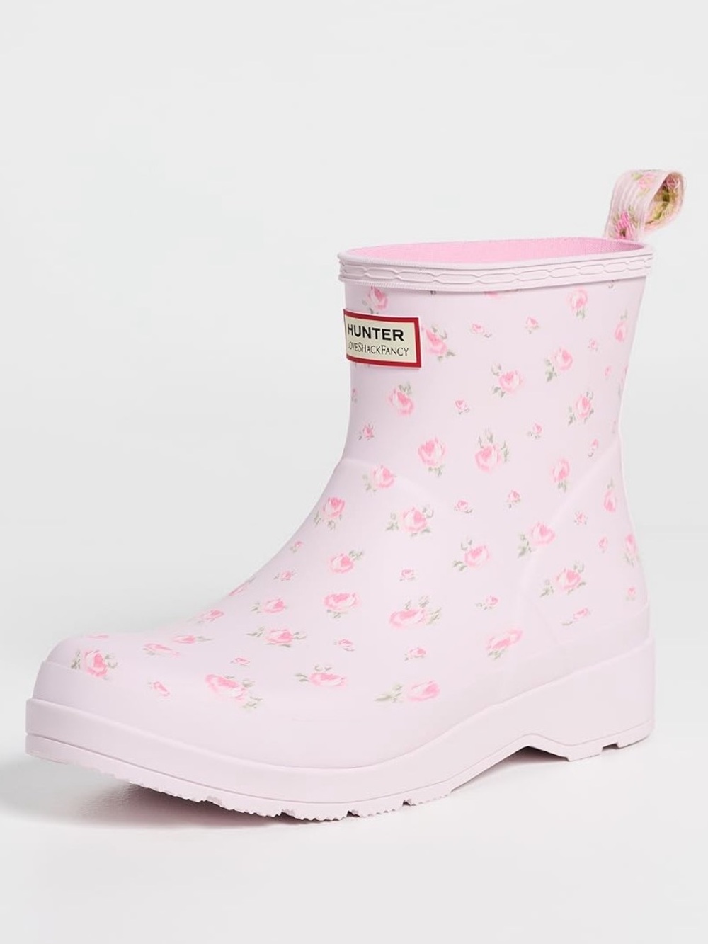 💓👢 Hunter x LoveShackFancy Play Short Rain Boot Pink👢💓
